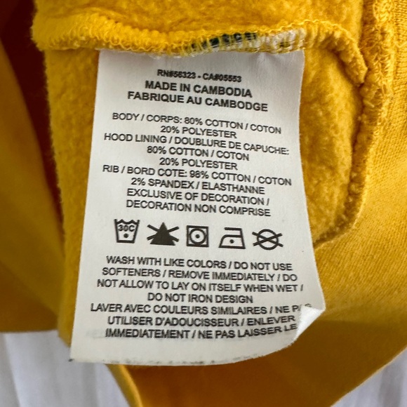 Nike SB Llama Fleece Skate Hoodie in Yellow Mens Size Small - Picture 4 of 6